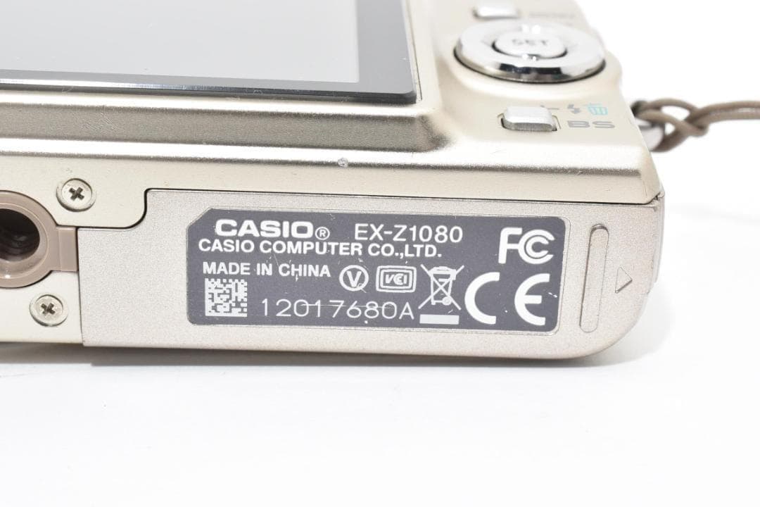極美品 カシオ　CASIO EXILIM EX-Z1080 ゴールド ＃A340