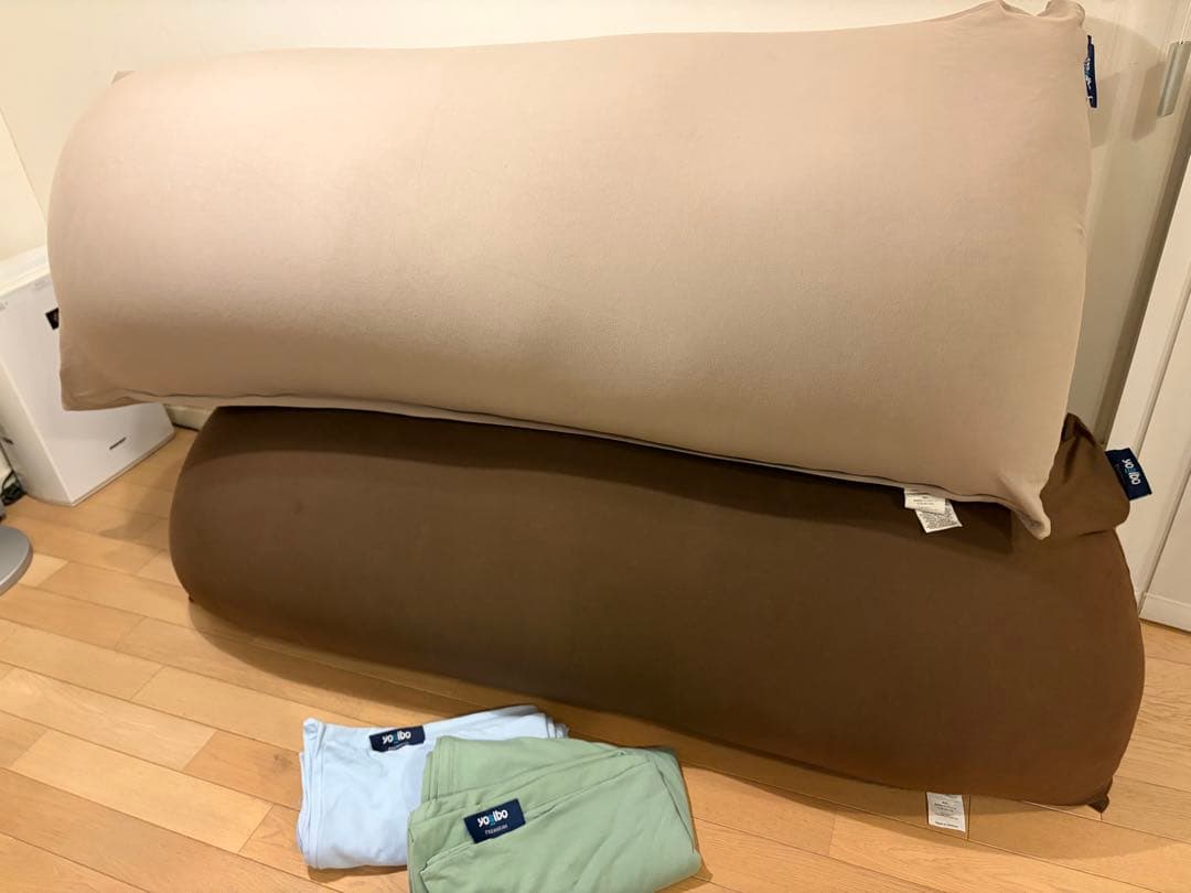 限定割引美品、人気のヨギボーマックスプレミアム　ライトグレー+替え【直接取引可】