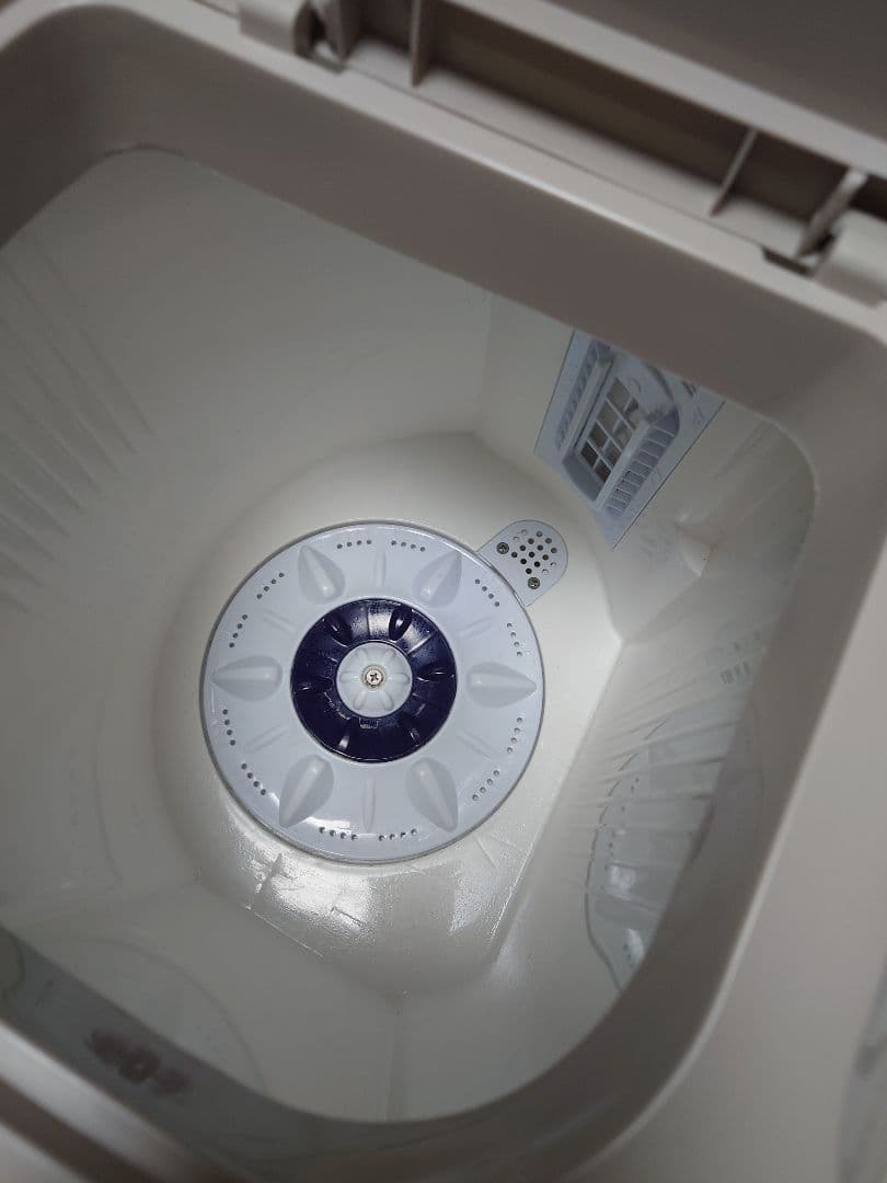 洗濯機２槽式　TOM-05W　小型　ウオッシュマン　ホワイト