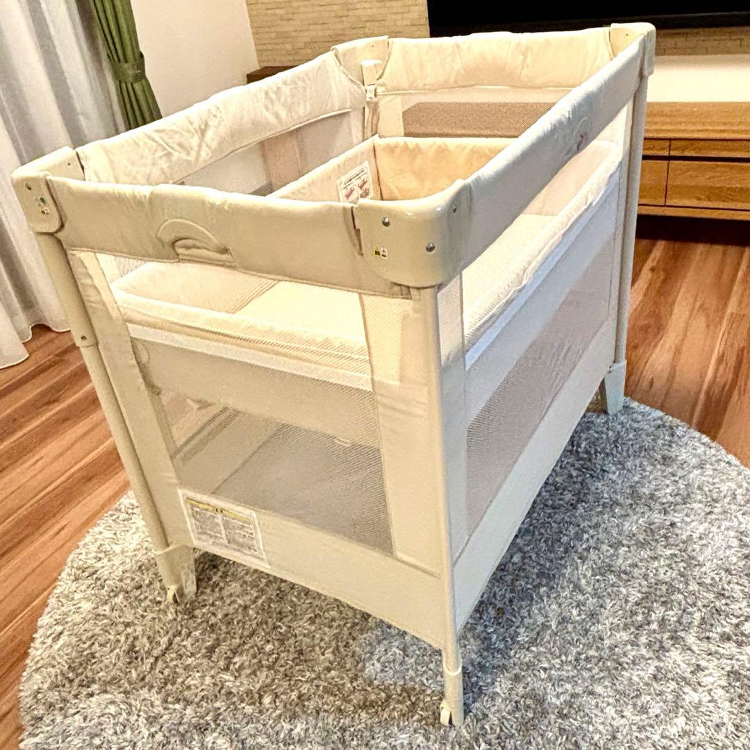 ✨️美品✨️Apricaアップリカ ベビーベッド ココネルエアー ミルク 新生児