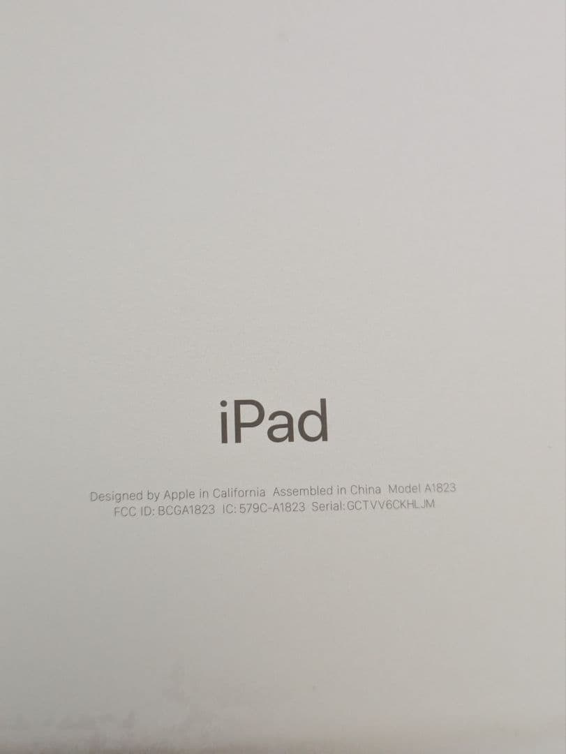 Apple iPad(第5世代) A1823 128GB