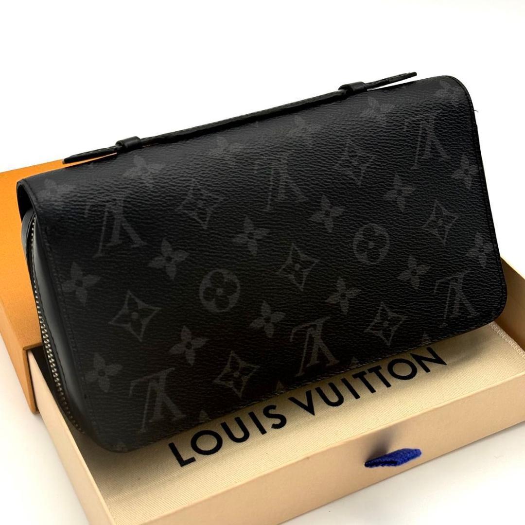 【最高級美品】ルイヴィトン モノグラム エクリプス ジッピーXL メンズ