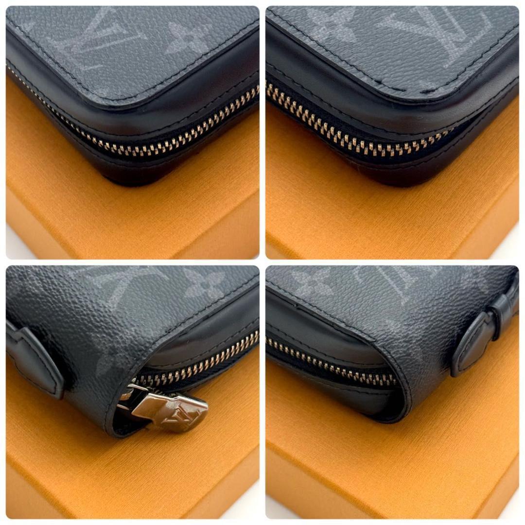 【最高級美品】ルイヴィトン モノグラム エクリプス ジッピーXL メンズ