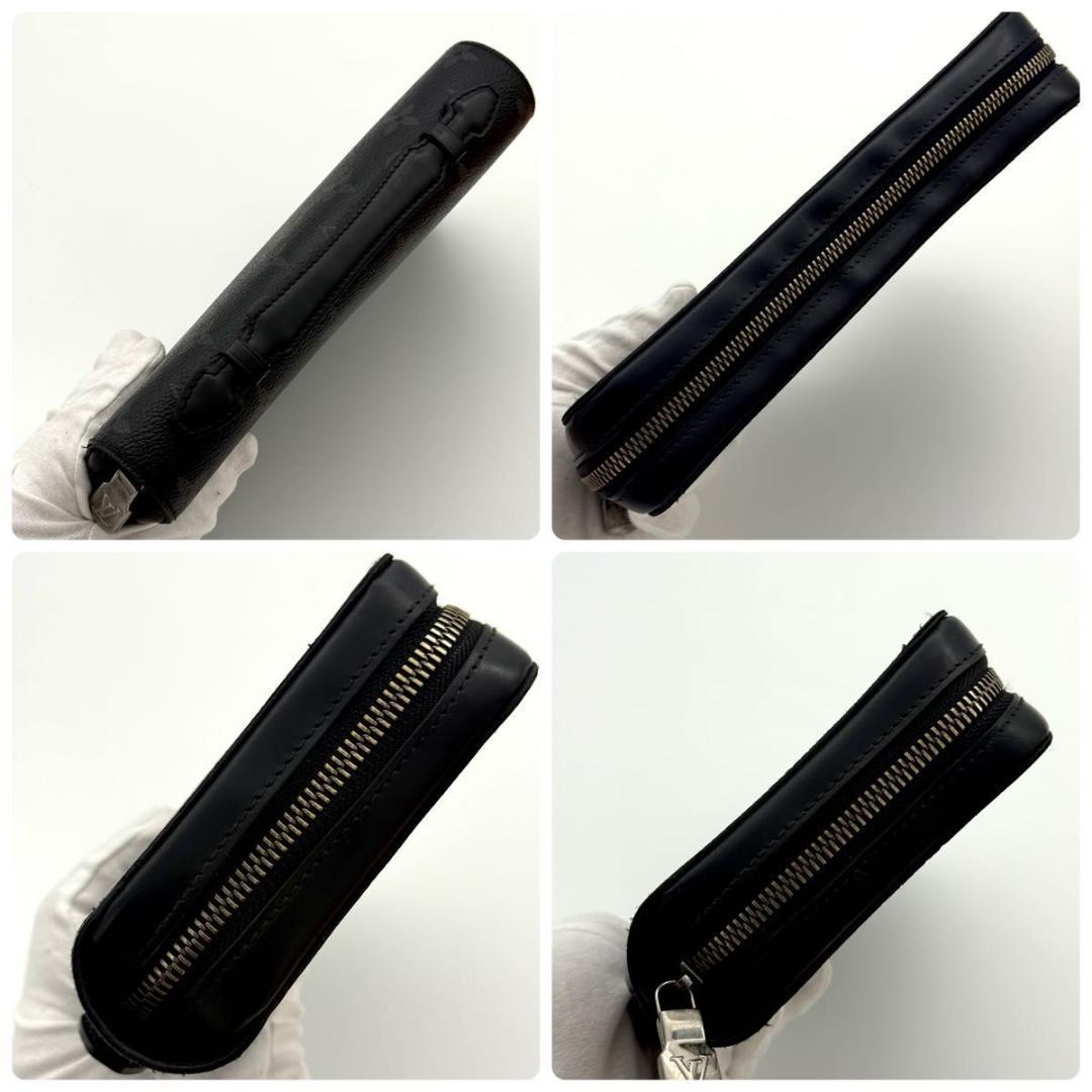 【最高級美品】ルイヴィトン モノグラム エクリプス ジッピーXL メンズ