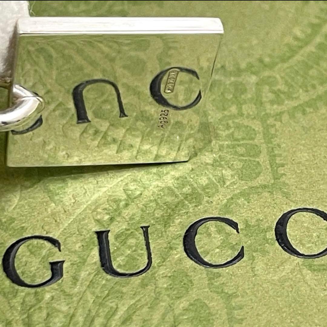 【たけ】GUCCIグッチ スクエアプレートネックレス　メンズ/レディース