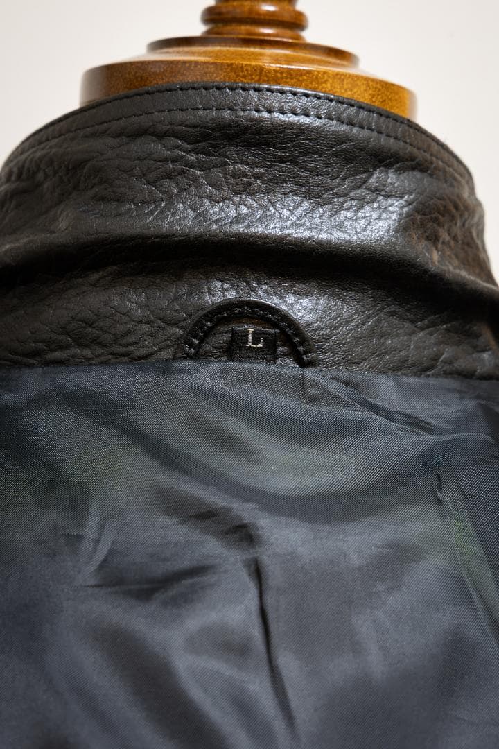 美品日本製THREE GOLD スイングトップレザージャケットヴィンテージ