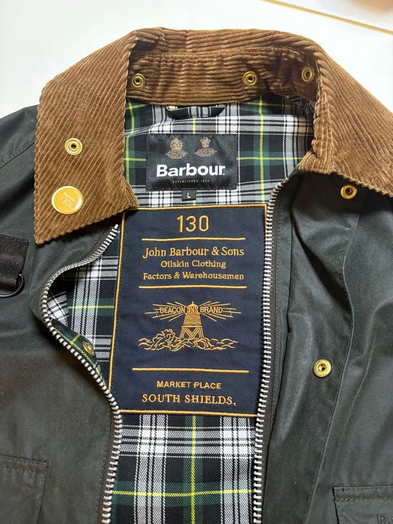 Barbour バブアー130周年　限定オイルドジャケット　スペイ　SPEY