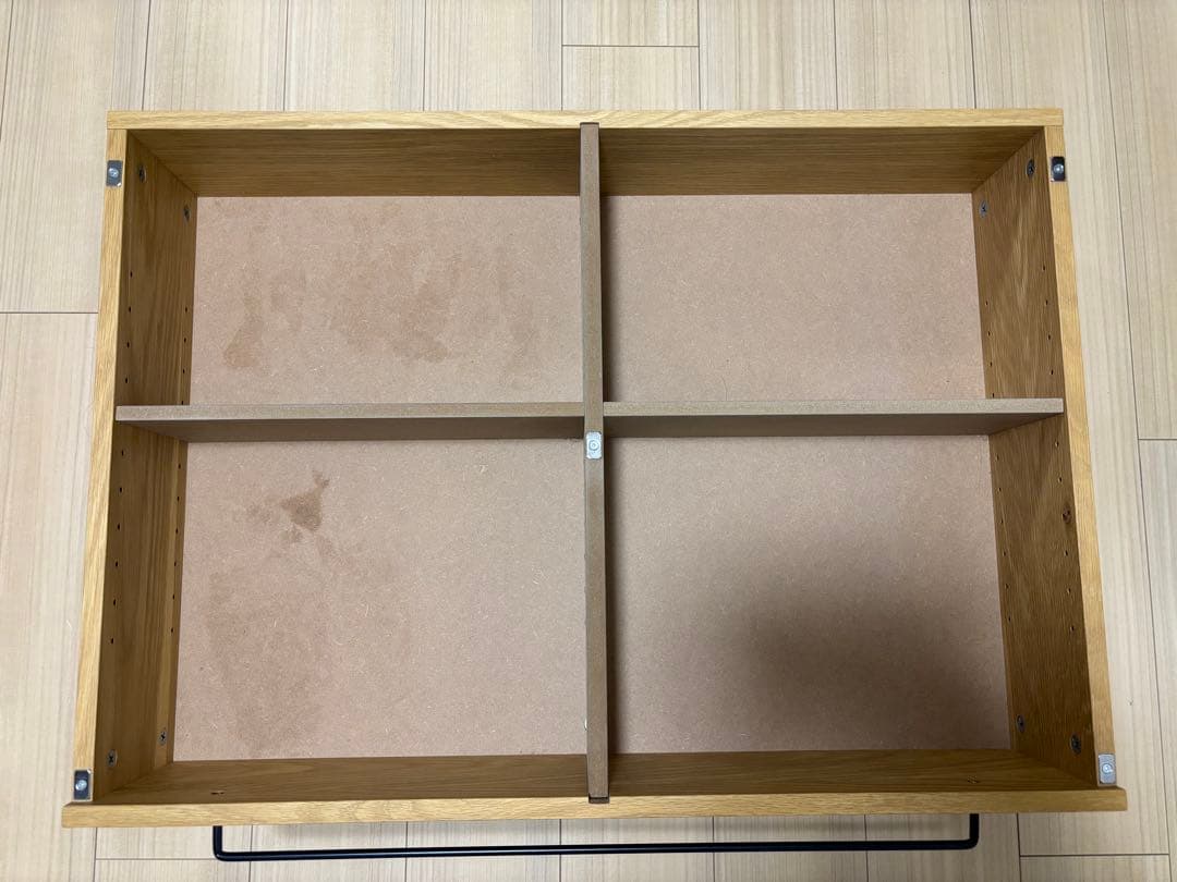 【3個セット】無印良品 ベッドフレーム下収納 小 オーク材 MUJI