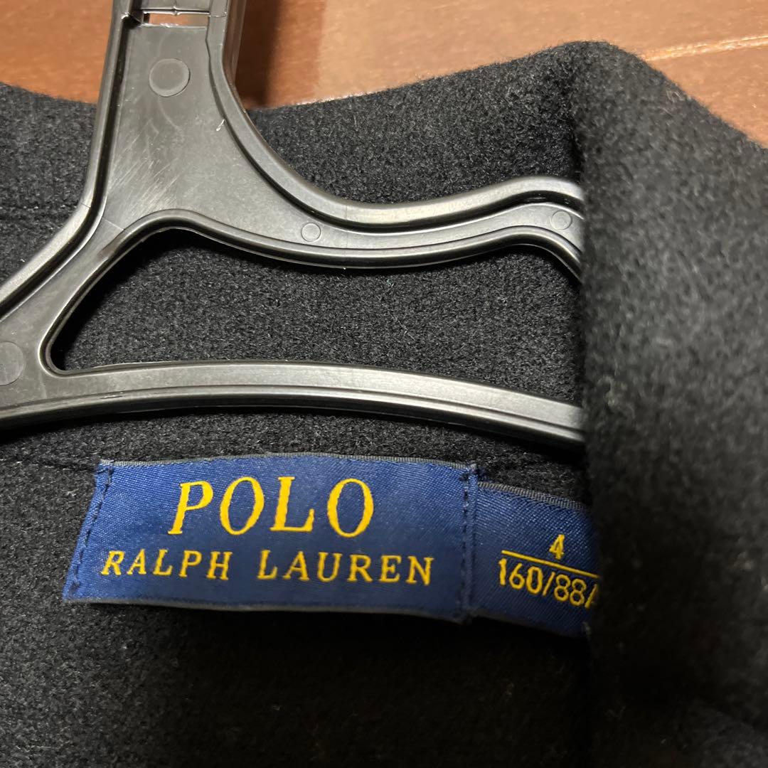 POLO RALPH LAUREN ブラック ダッフルショートコート サイズ4