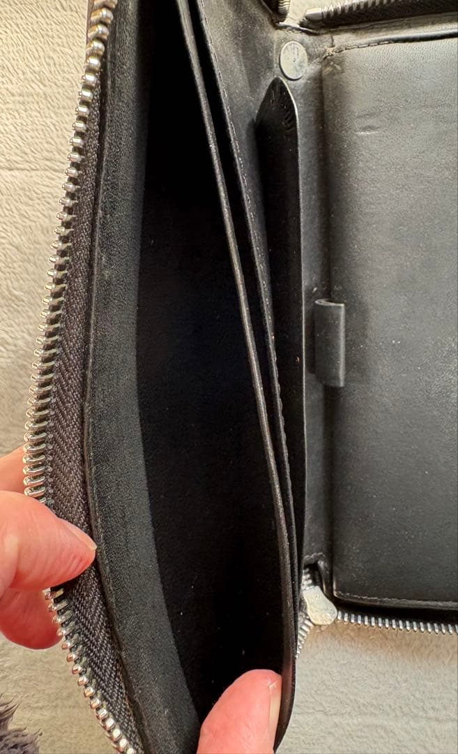 Yohji Yamamoto 長財布 ヨウジヤマモト ブラック