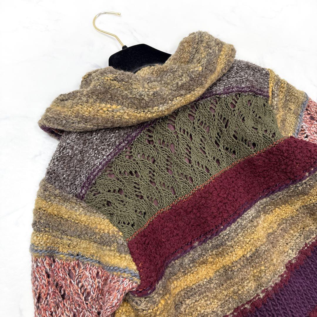 未使用 FUGAFUGA 佐藤繊維 M.&KYOKO ニットコート カーディガン