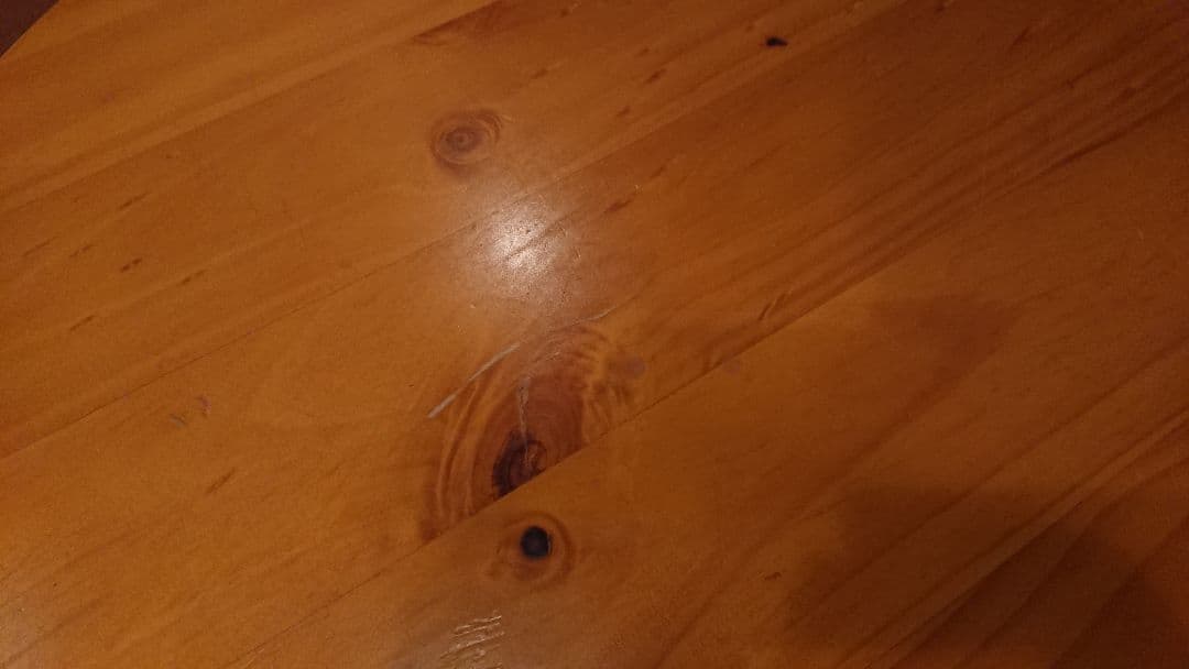 八幡産業 丸テーブル 木製 900mm × 900mm × 320mm レトロ