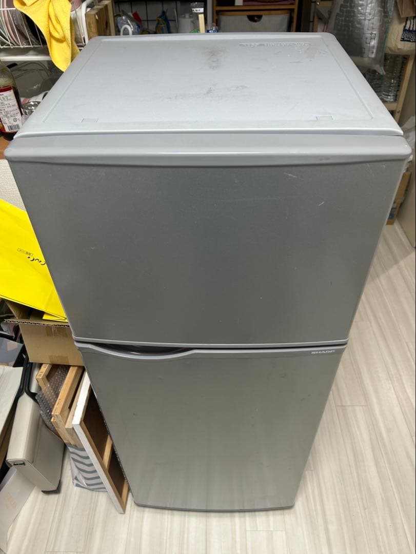 SHARP ノンフロン冷凍冷蔵庫　SJ-H12B-S 2017年製