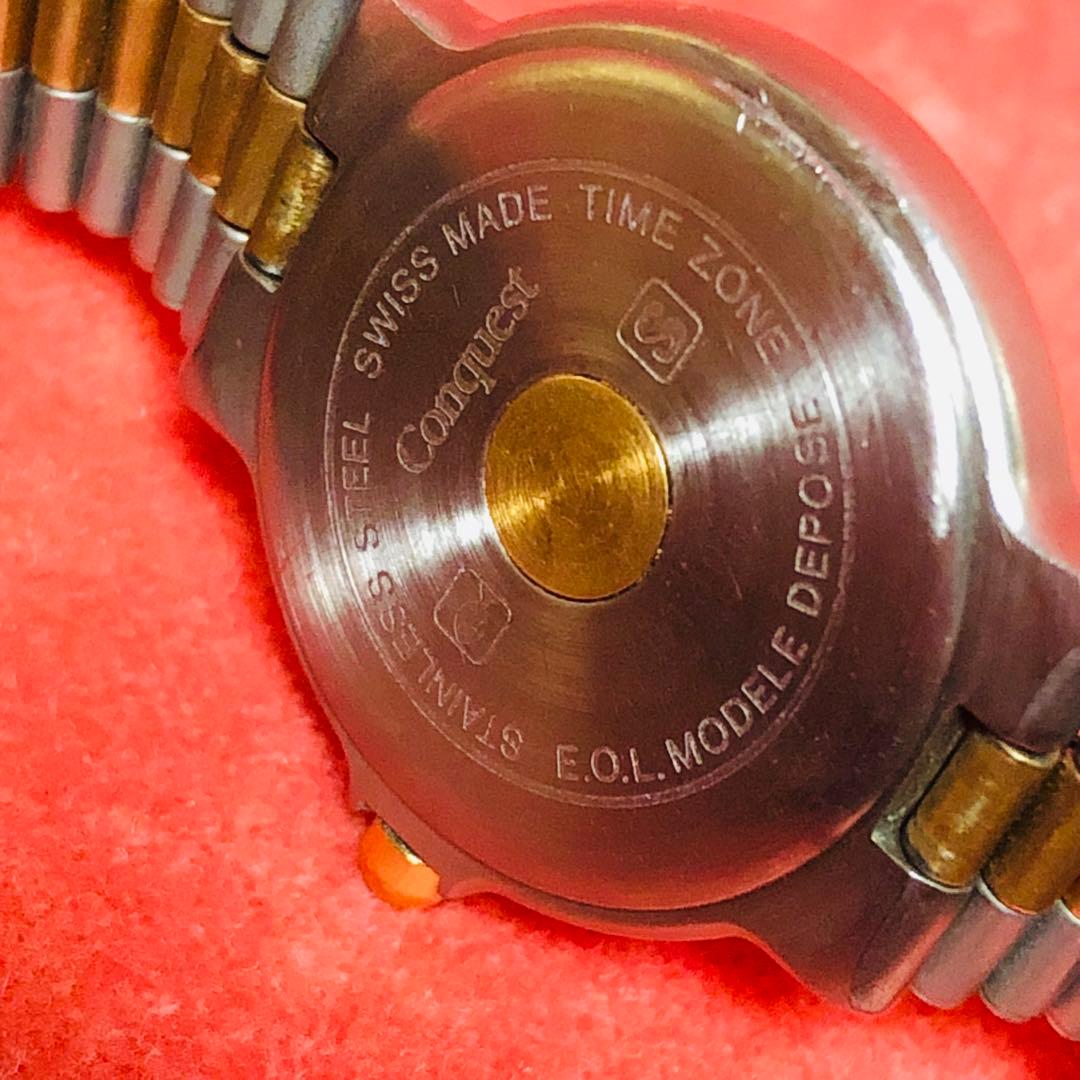 LONGINES Conquest V.H.P.クォーツ 腕時計 電池交換済み