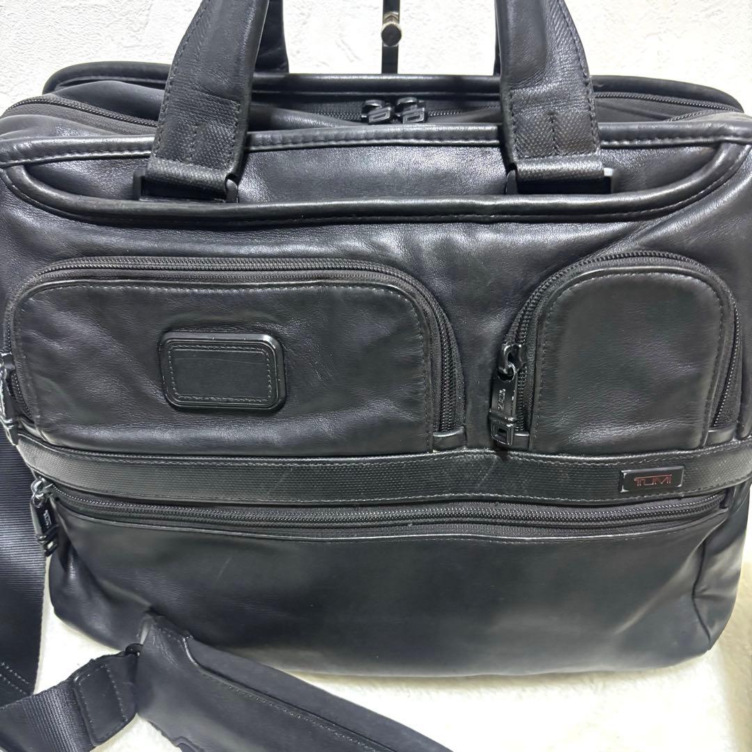 【廃盤】TUMI 2way ビジネスバッグ オールレザー 96141D2 3層