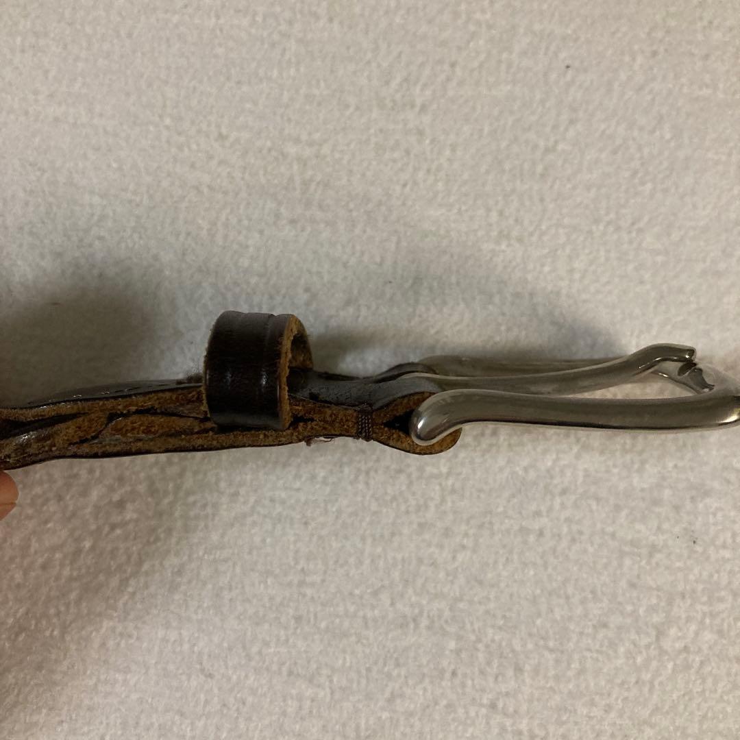 希少40 大きいサイズ ホワイトハウスコックス メッシュベルト ダークブラウン