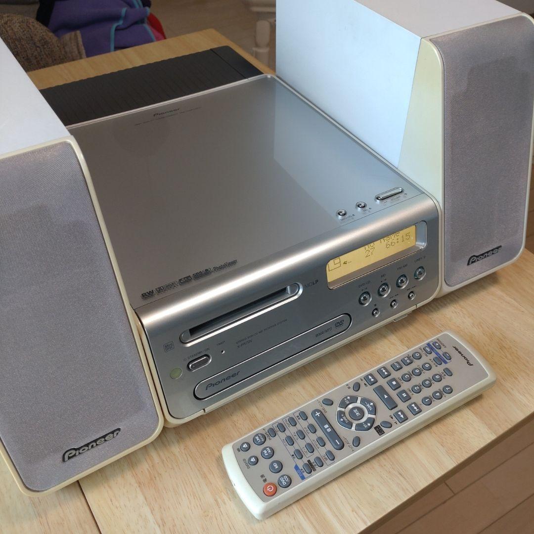 パイオニア アイディPR7DV‐S X-PR7DV-S DVD/MDミニコンポ