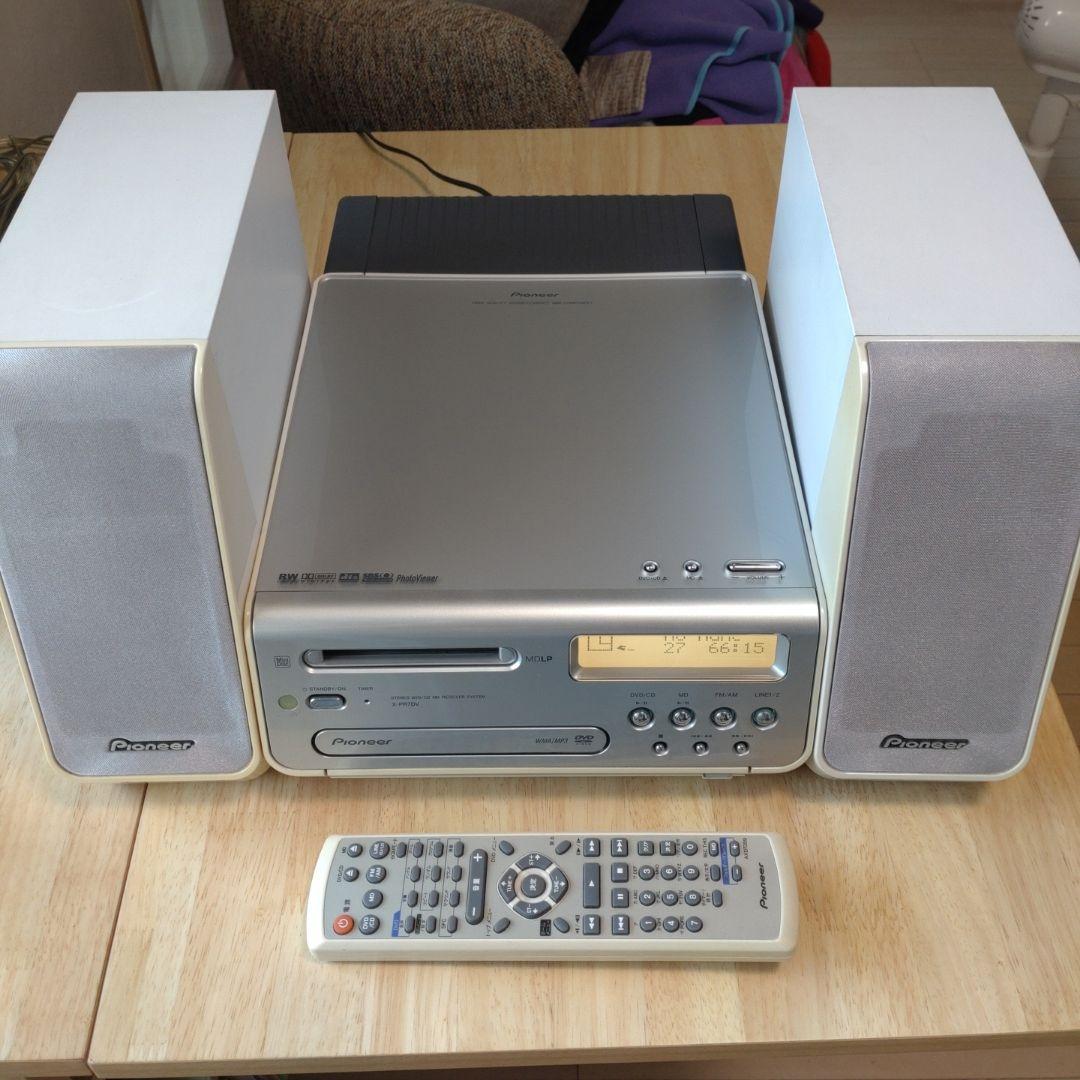 パイオニア アイディPR7DV‐S X-PR7DV-S DVD/MDミニコンポ