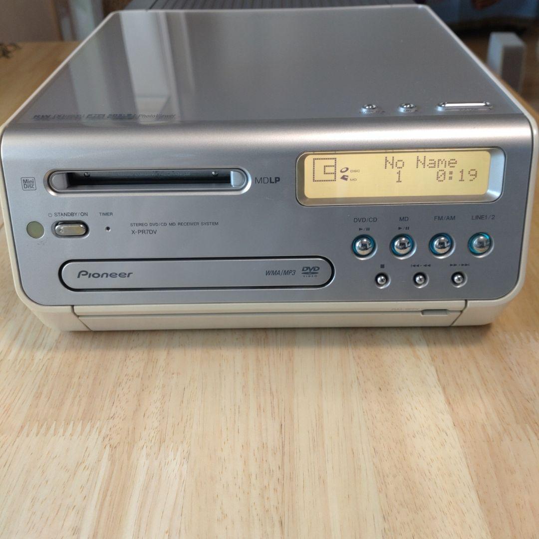 パイオニア アイディPR7DV‐S X-PR7DV-S DVD/MDミニコンポ