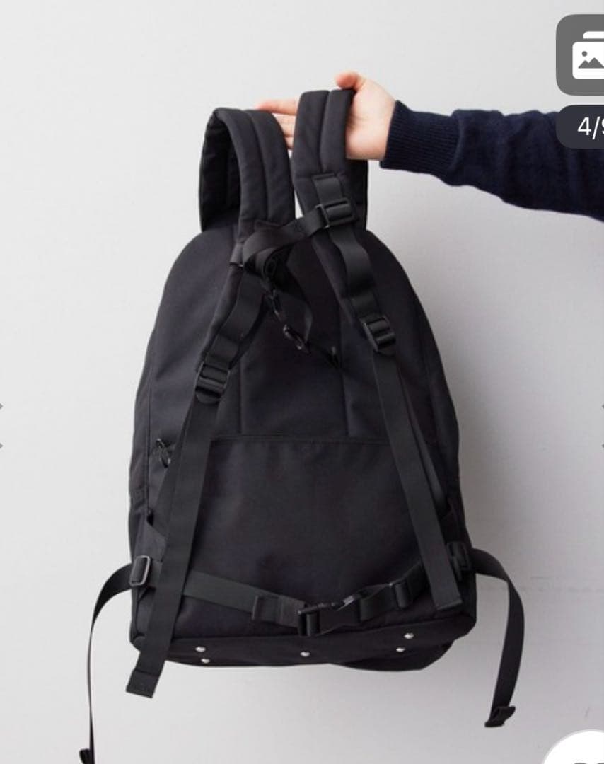 ear PAPILLONNER PEZ×ear撥水刺しゅうリュック　ブラック