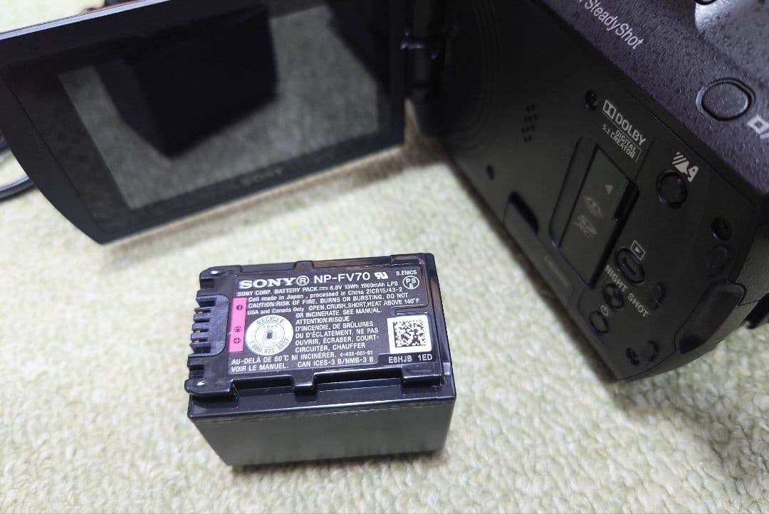 SONY FDR-AX55 4Kビデオカメラ +SDXCカード +カメラケース