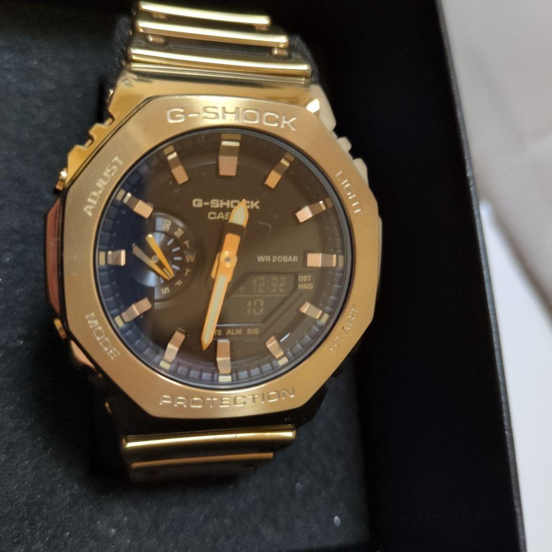 未使用保管品 G-SHOCKゴールド GM-2100YMG-9AJF