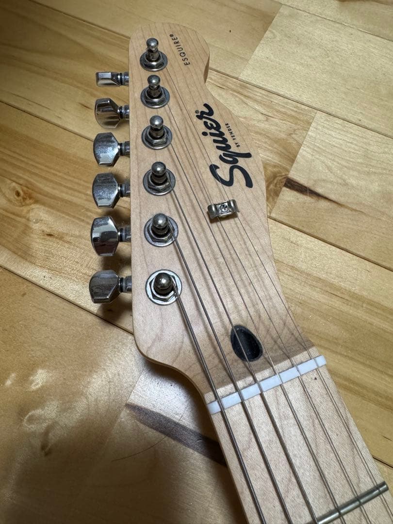 Squier エレキギター テレキャスター 白黒