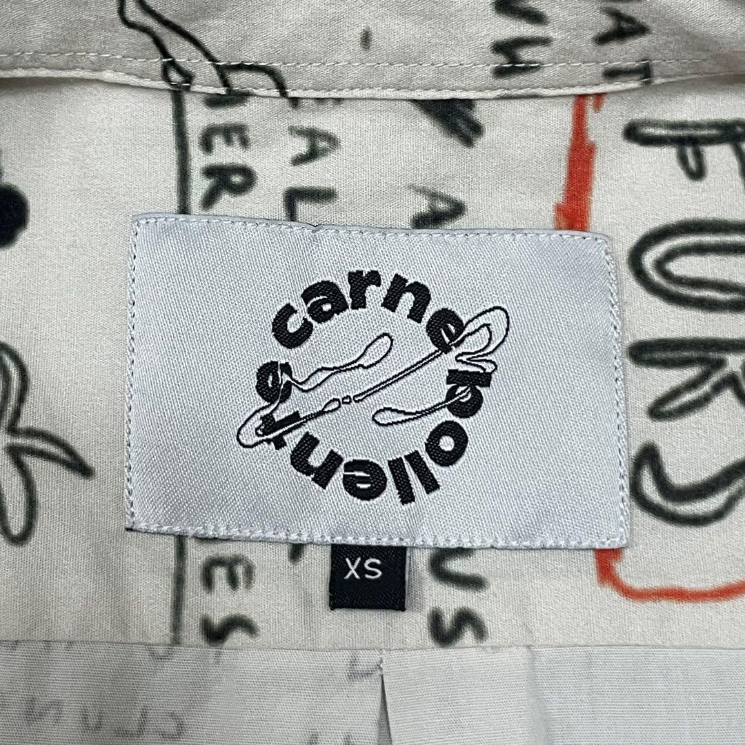 美品 21AW Carne Bollente オーバーサイズ 総柄シャツ XS