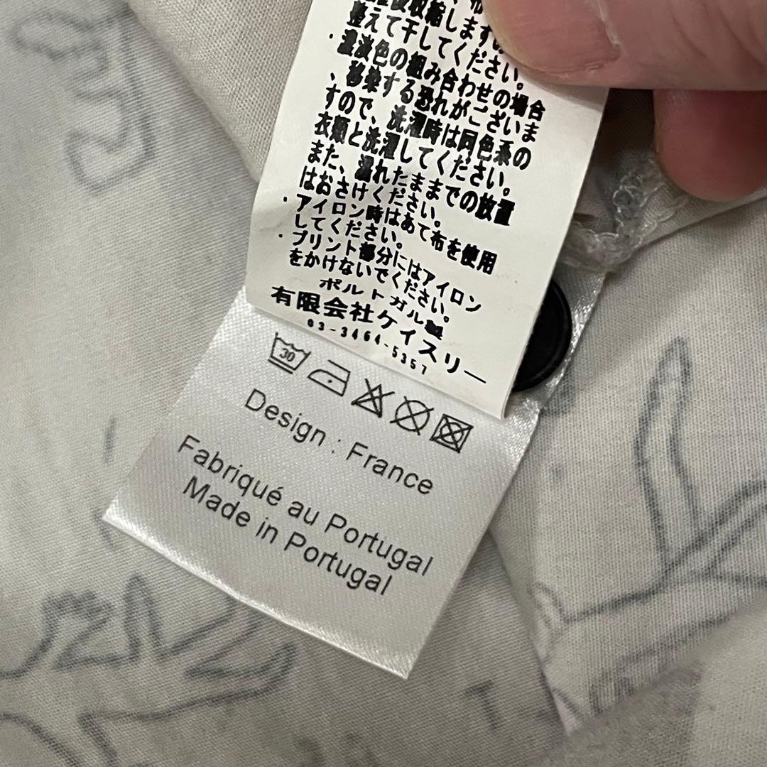 美品 21AW Carne Bollente オーバーサイズ 総柄シャツ XS