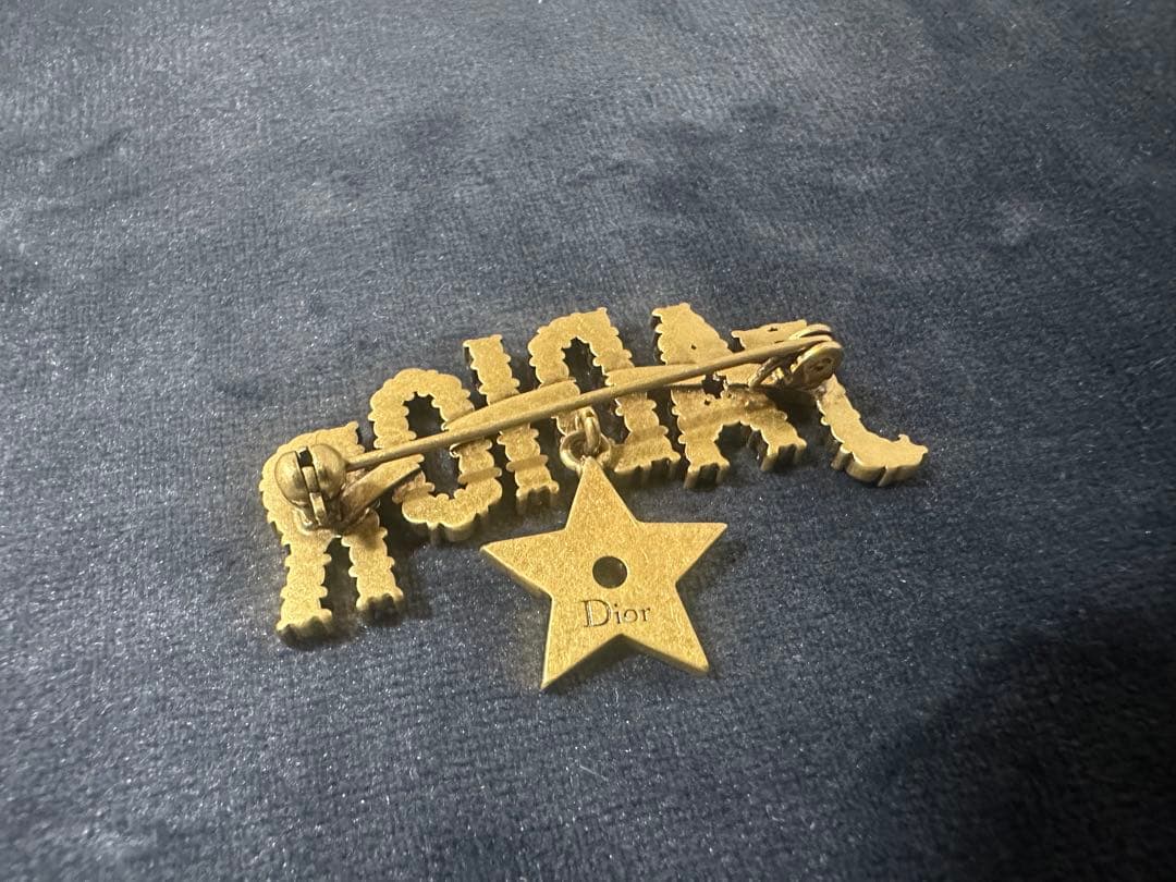 NR/7.30/10 DIOR ブローチ　スター　ラインストーン