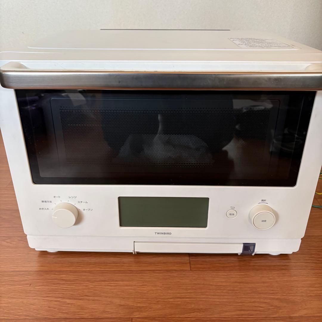 TWINBIRD オーブンレンジ ホワイト　DR-F871 24年購入