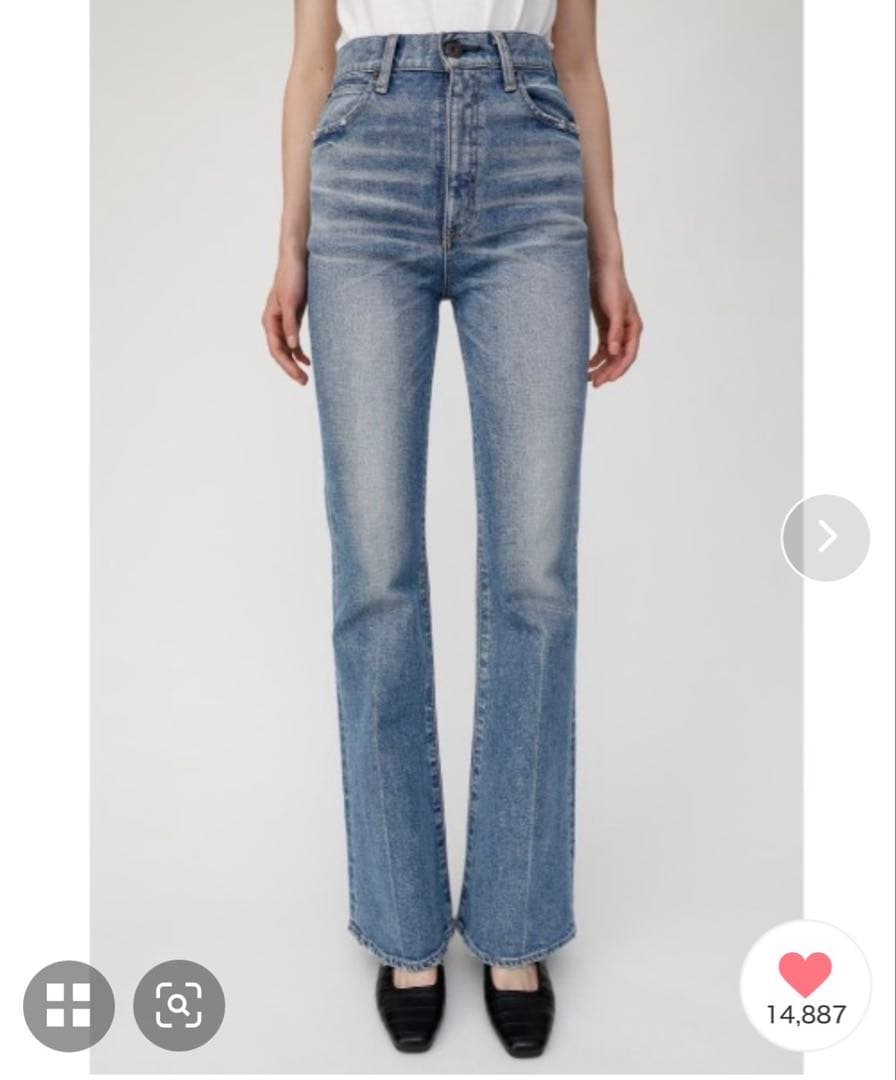 【即発送】✨新品未着用✨MOUSSY MVSフレアデニム27 マウジーデニム