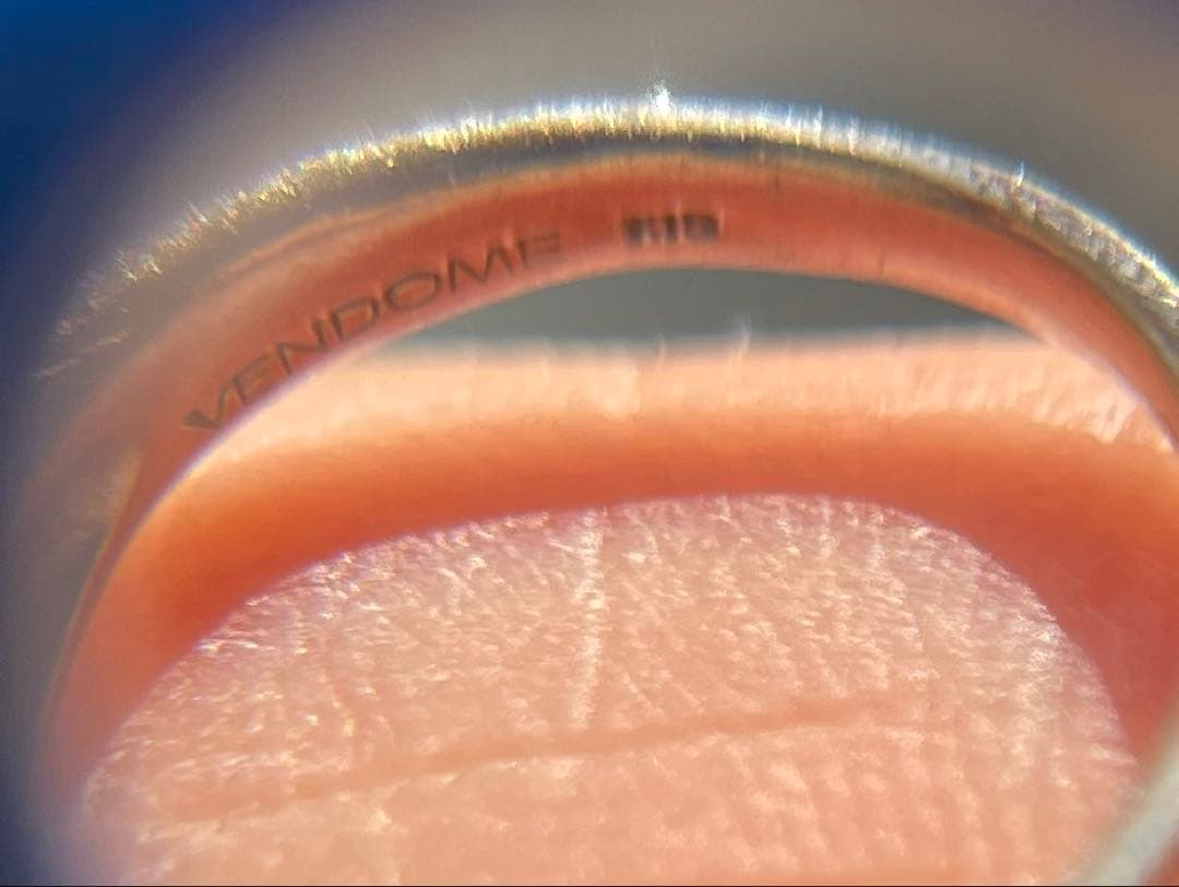 VENDOMEのＫ18ピンキーリング