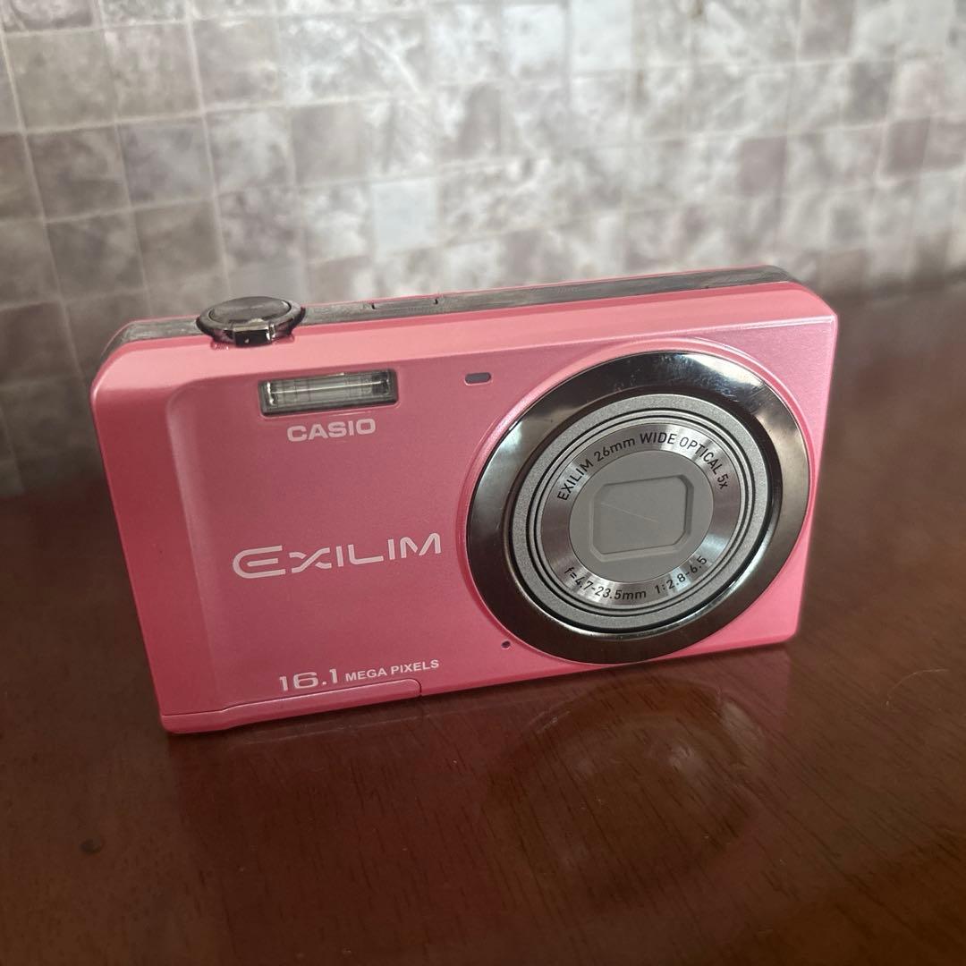 CASIO EXILIM コンパクトカメラピンク デジカメ 動作確認済
