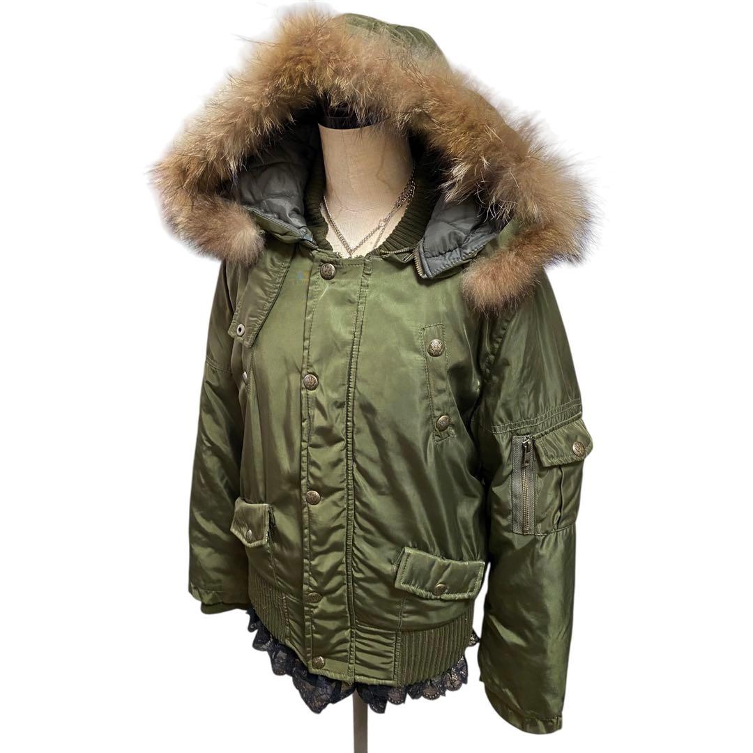 Y2K ファー ミリタリージャケット 平成ギャル archive お兄系