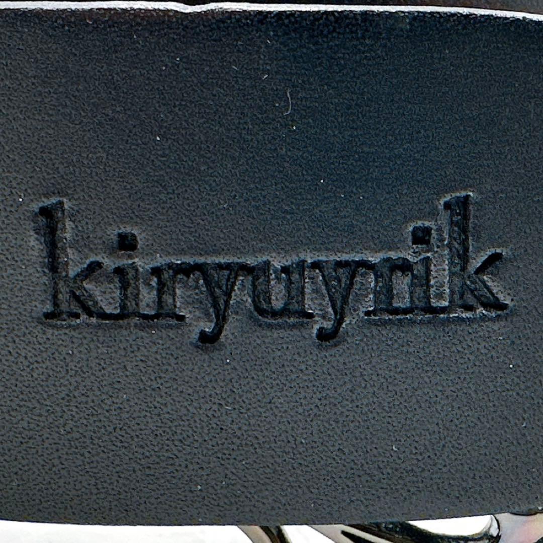 超希少 kiryuyrikキリュウキリュウ ベルト 蝶々 バックル ブラック