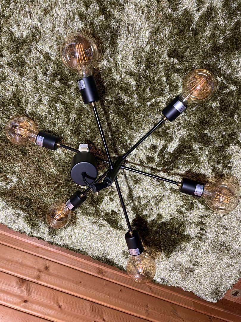 ニトリ　天井照明　シャンデリア　6灯　LED ペンダントライト