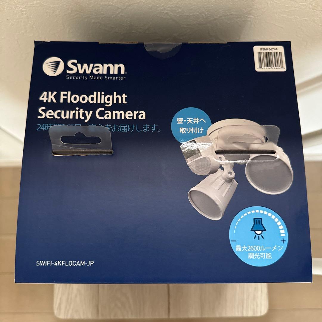 【4K防犯カメラ】4K Floodlight Security Camera