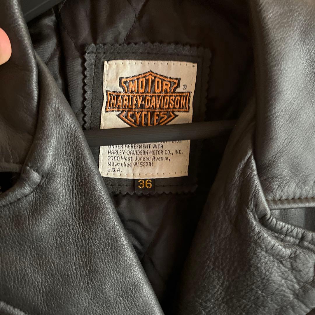 80s Harley Davidson ライダースジャケット サイズ36