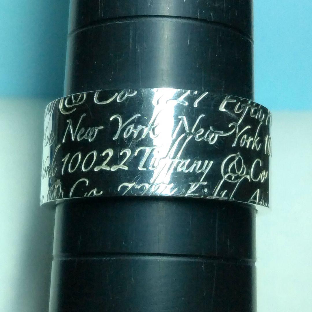 ティファニーノーツワイドリング 22号　新品仕上げ　ほぼ無傷未使用に近い