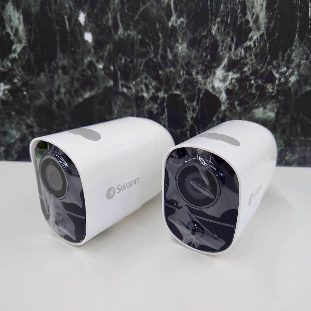 Swann/スワン 大容量バッテリー搭載 ワイヤレス 見守りカメラ2個セット