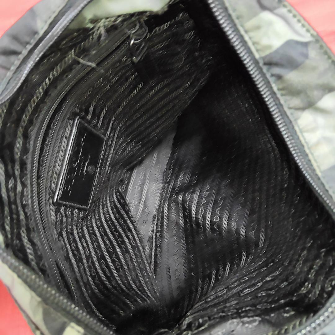 訳アリ！PRADA【プラダ】ショルダーバッグ　迷彩柄　カモフラ柄