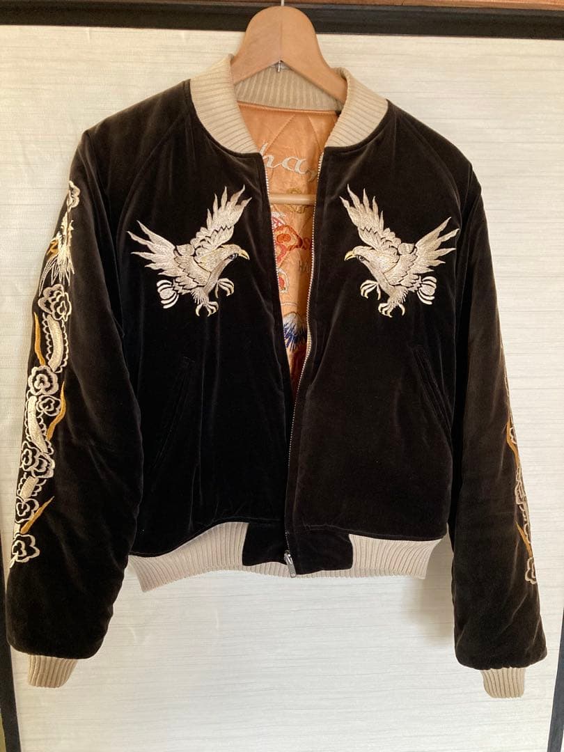 フラットヘッド　スカジャン　別珍