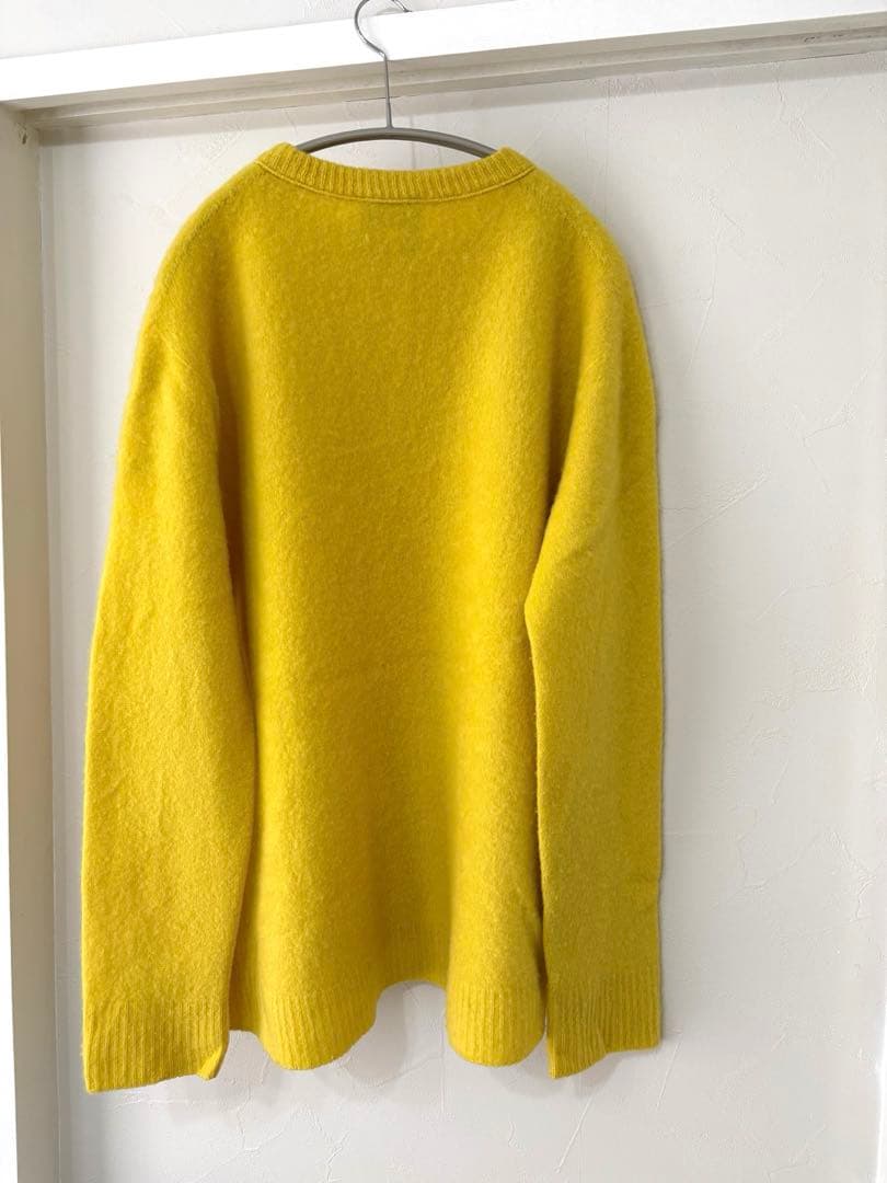エイトン ATON カシミヤ 100% ニット プルオーバー イエロー