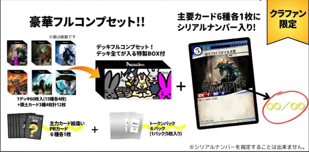アニマルカードゲーム 世界に1つだけのシリアルナンバー入りPRカードプラン
