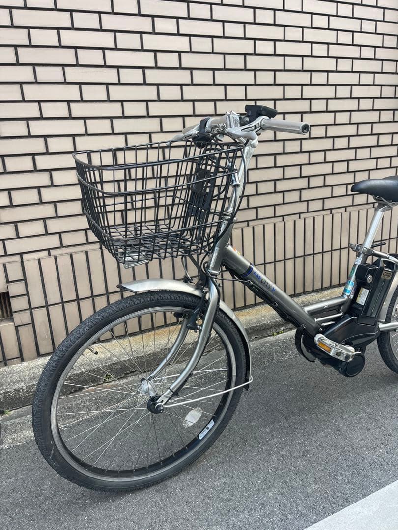 8.7ahヤマハパスシティV変速5段電動アシスト自転車24インチ