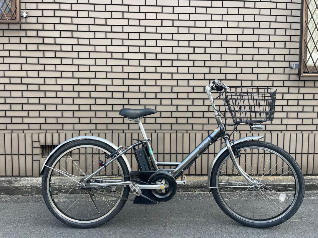 8.7ahヤマハパスシティV変速5段電動アシスト自転車24インチ
