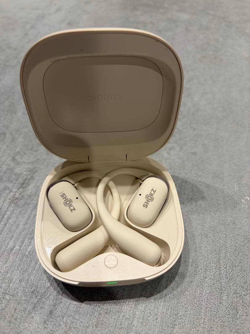 SHOKZ Open Fit2 クリーム色