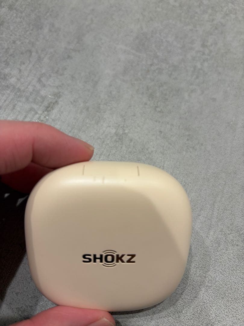 SHOKZ Open Fit2 クリーム色