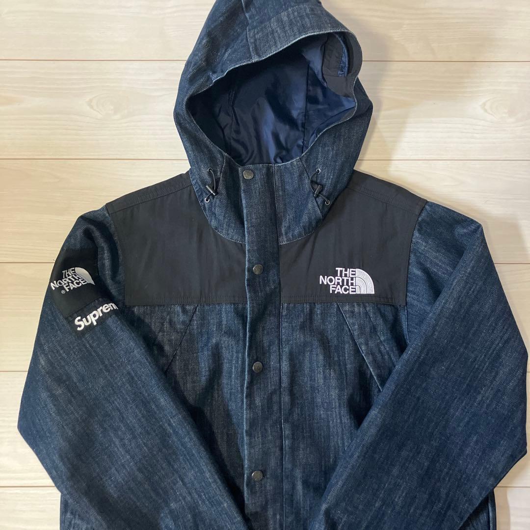 シュプリーム ノースフェイス デニムジャケット マウンテンパーカー